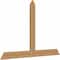 Ekena Millwork Portland Timber Gable Bracket, Western Red Cedar, 72"W x 48"H x 1 1/2"D x 5 1/2"F, 16/12 Pitch GBW072X48X0206POR00SWR - alternate 2